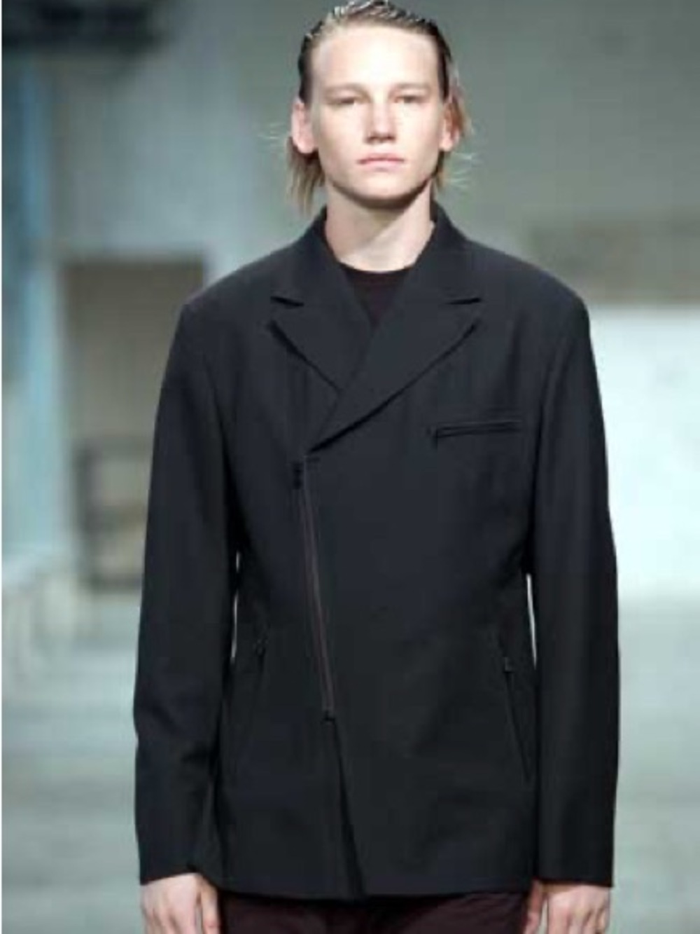 Issey Miyake 2003AW Runway Heavy Cotton Biker Jacket